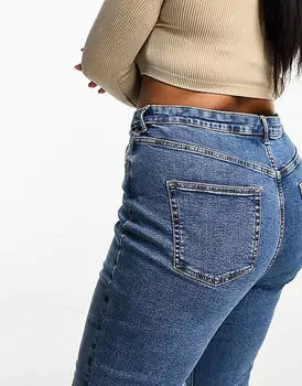 Синие джинсы скинни ASOS DESIGN Curve