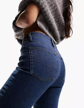 Синие джинсы скинни ASOS DESIGN Petite