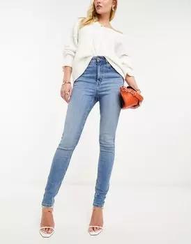 Синие джинсы скинни ASOS DESIGN Ultimate