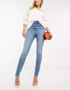 Синие джинсы скинни ASOS Ultimate