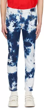 Синие джинсы скинни Dsquared2