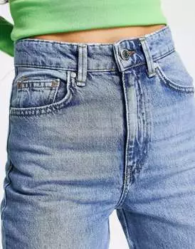 Синие джинсы Stradivarius Petite в стиле 90-х годов