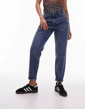 Синие джинсы Topshop Mom