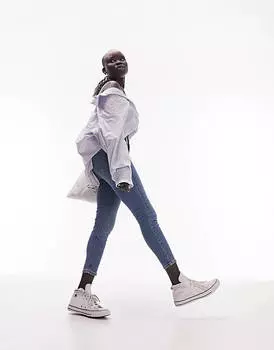 Синие джинсы Topshop Petite Jamie