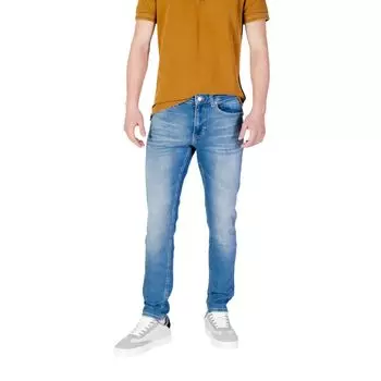Синие хлопковые джинсы и брюки Rigenerato Tommy Jeans