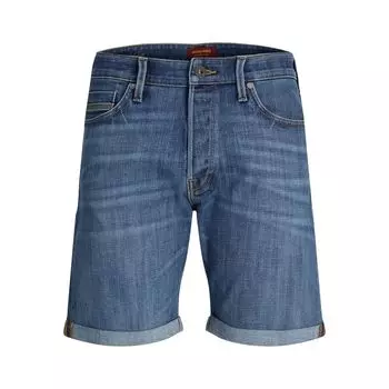 Синие хлопковые шорты Jack & Jones