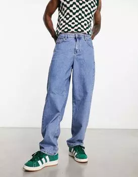 Синие мешковатые джинсы ASOS DESIGN