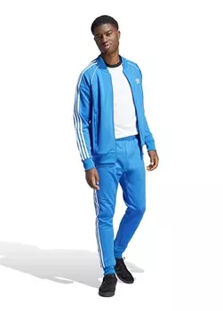 Синие мужские спортивные штаны Adidas