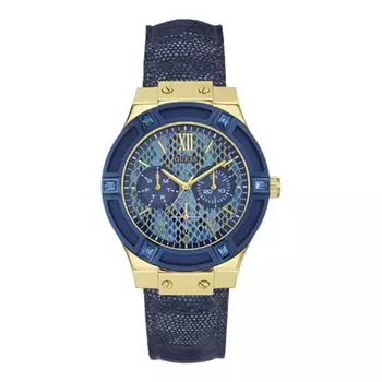 Синие полиэтиленовые часы GUESS