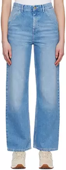 Синие простые джинсы Carhartt Work In Progress