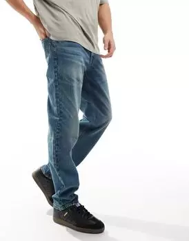 Синие прямые джинсы ASOS