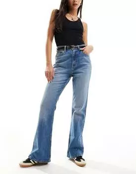 Синие расклешенные джинсы ASOS DESIGN