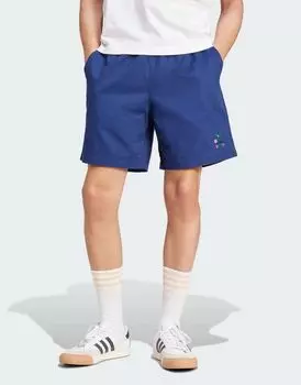 Синие шорты adidas