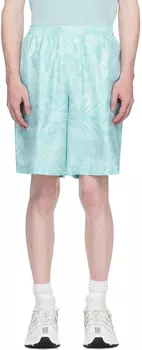 Синие шорты Barocco Versace