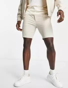 Синие шорты скинни ASOS DESIGN smart coord