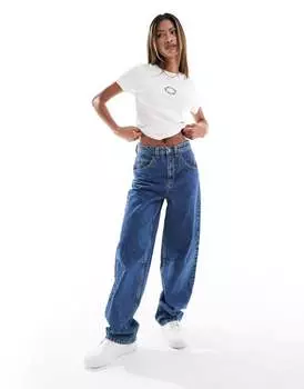 Синие свободные джинсы ASOS Weekend Collective