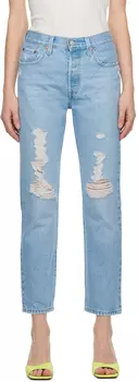 Синие укороченные джинсы 501 Original Levi's