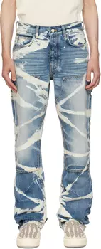 Синие винтажные плотницкие джинсы AMIRI