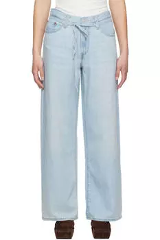 Синие XL мешковатые прямые джинсы Linen+ Levi's