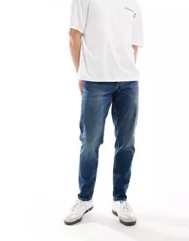 Синие зауженные джинсы ASOS DESIGN