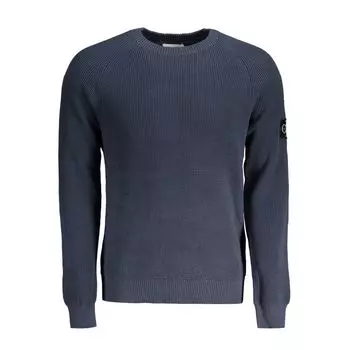 Синий хлопковый свитер Calvin Klein