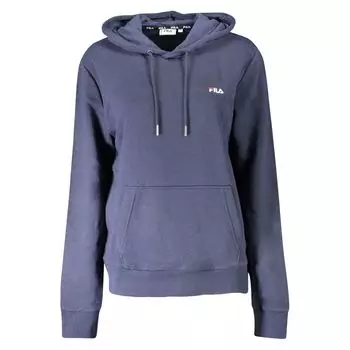 Синий хлопковый свитер Fila