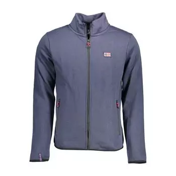 Синий хлопковый свитер Geographical Norway