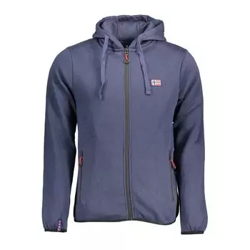 Синий хлопковый свитер Geographical Norway