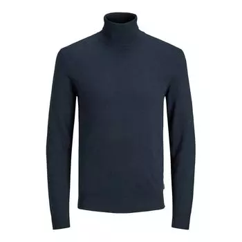 Синий хлопковый свитер Jack & Jones