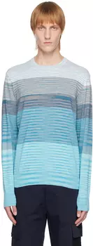 Синий полосатый свитер Missoni