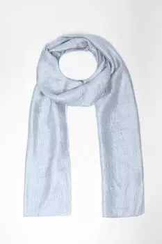 Синий прозрачный блестящий шарф QUIZ Clothing