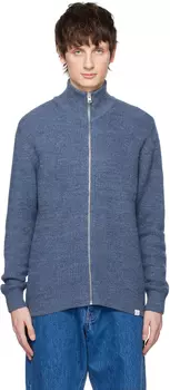 Синий свитер Hagen Norse Projects