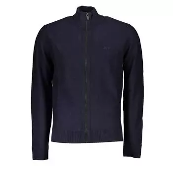 Синий свитер из полиамида Hugo Boss