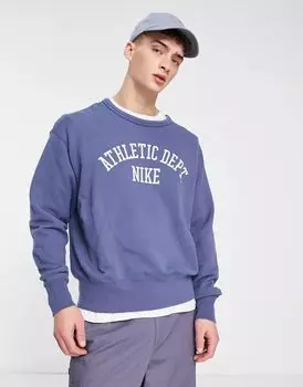 Синий свитшот Nike Trend