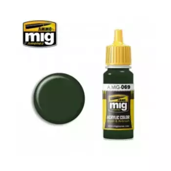 Синий Зеленый, Acrylic Singles - Greens