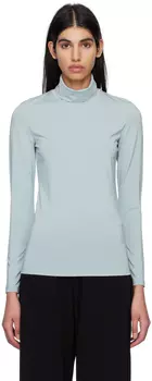 Синяя эластичная водолазка Max Mara Leisure