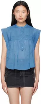 Синяя блузка Leaza Isabel Marant Etoile