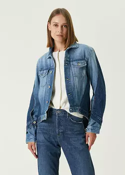 Синяя джинсовая куртка Loewe