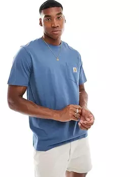 Синяя футболка с карманами Carhartt WIP