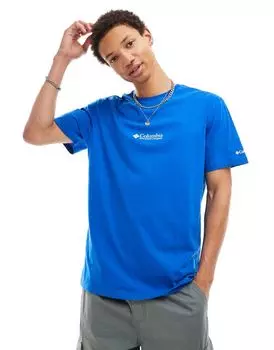 Синяя футболка с логотипом Columbia CSC Basic эксклюзивно для ASOS