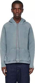 Синяя худи с кулиской Greg Lauren