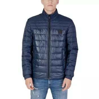 Синяя куртка из полиэстера Hugo Boss