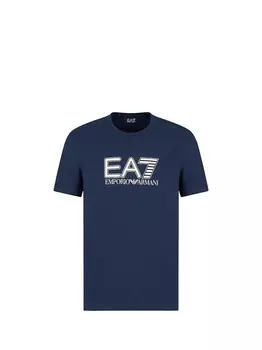 Синяя мужская футболка Ea7