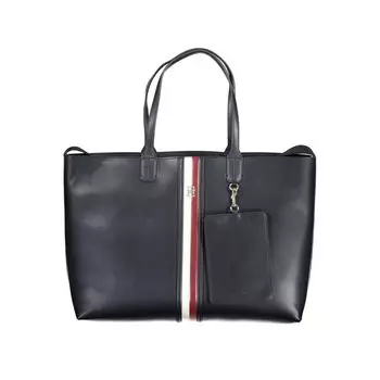 Синяя полиэтиленовая сумка Tommy Hilfiger