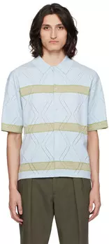 Синяя полосатая рубашка Paul Smith