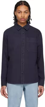 Синяя рубашка Basile A.P.C.