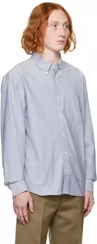 Синяя рубашка Gant