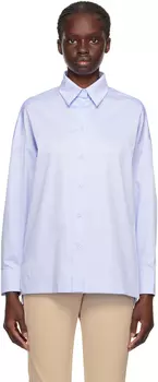 Синяя рубашка Керас Max Mara Leisure