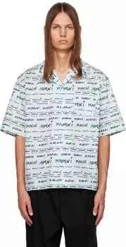 Синяя рубашка Маремарни Marni