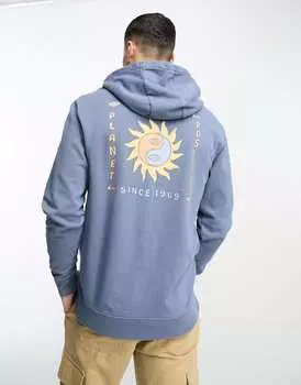 Синяя толстовка Quiksilver Planet posi